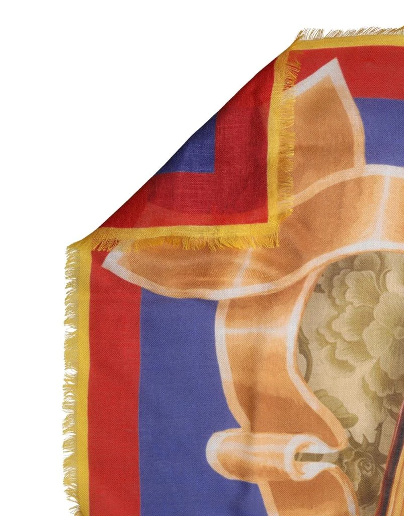 Dolce 
Gabbana Italy China Shawl Wrap 140cm x 130cm Women
s Scarf 2