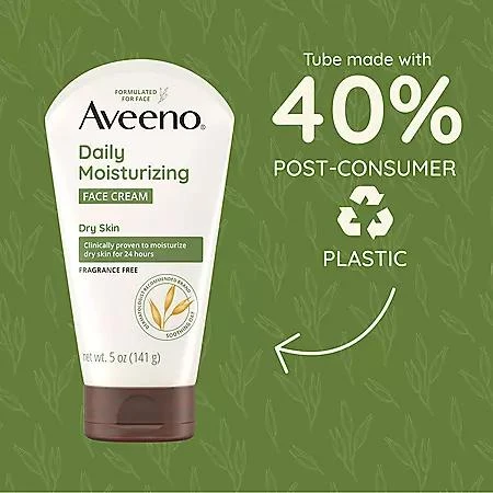 Aveeno Aveeno Daily Moisturizing Face Cream, 5 oz., 2 pk. 4