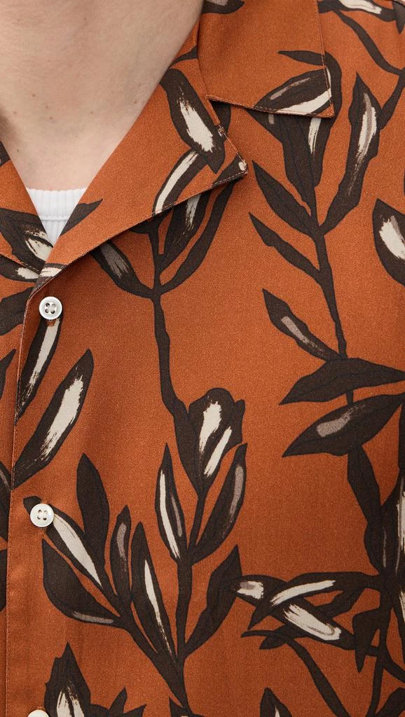 Officine Générale Eren Floral Print Lyocell Shirt 5