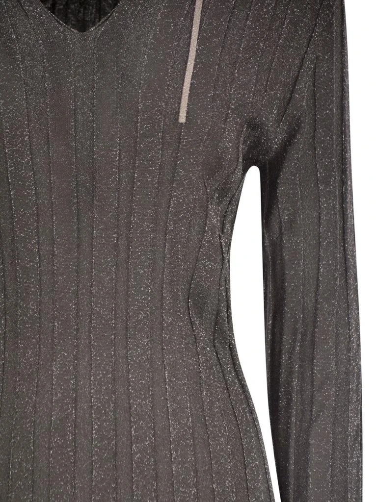 Fabiana Filippi Lurex Hooded Jumper 4