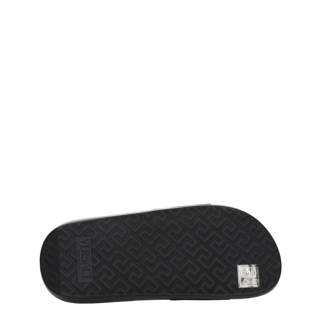 Versace Versace Black Leather Slipper 5