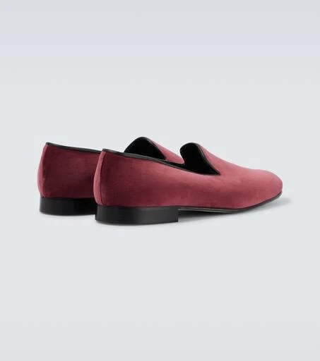 George Cleverley Albert velvet loafers 6