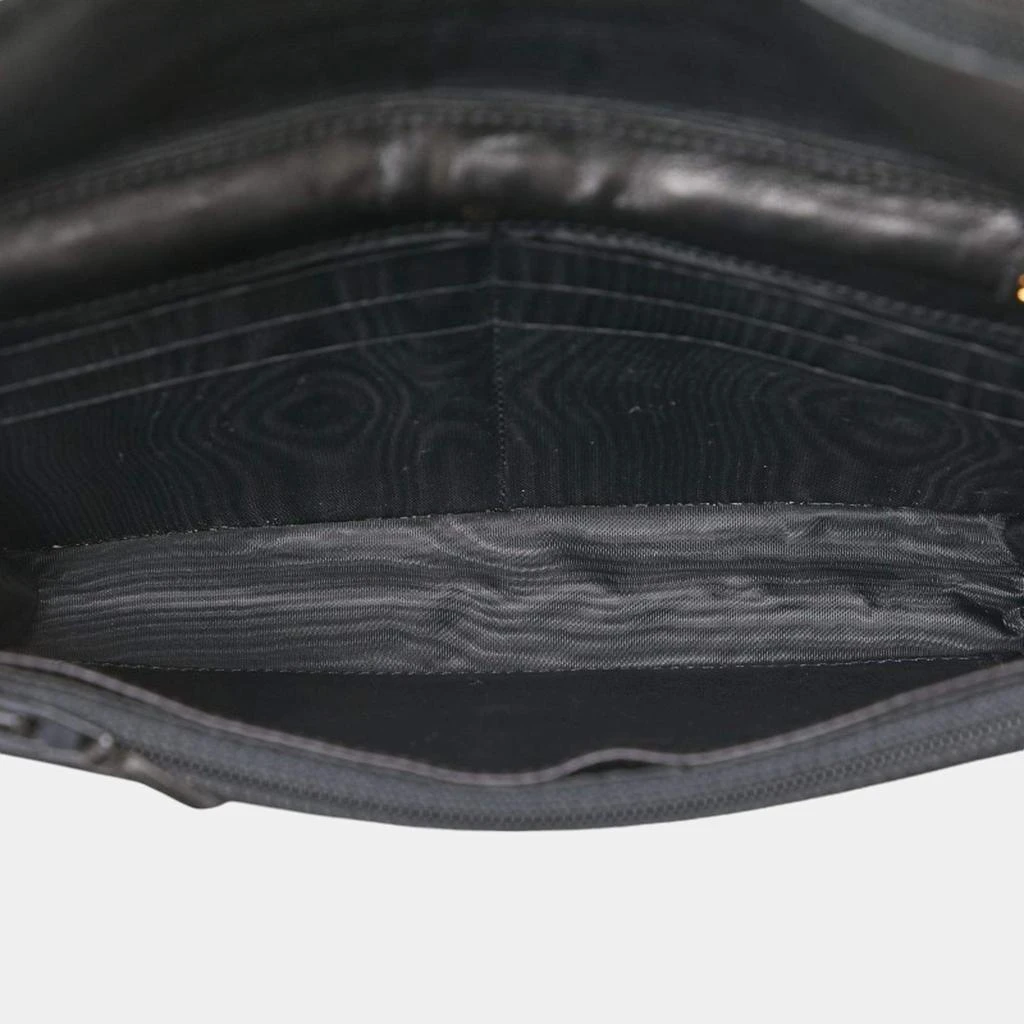 Chanel Chanel Black Caviar Skin Leather Coco Mark Chain Wallet 5