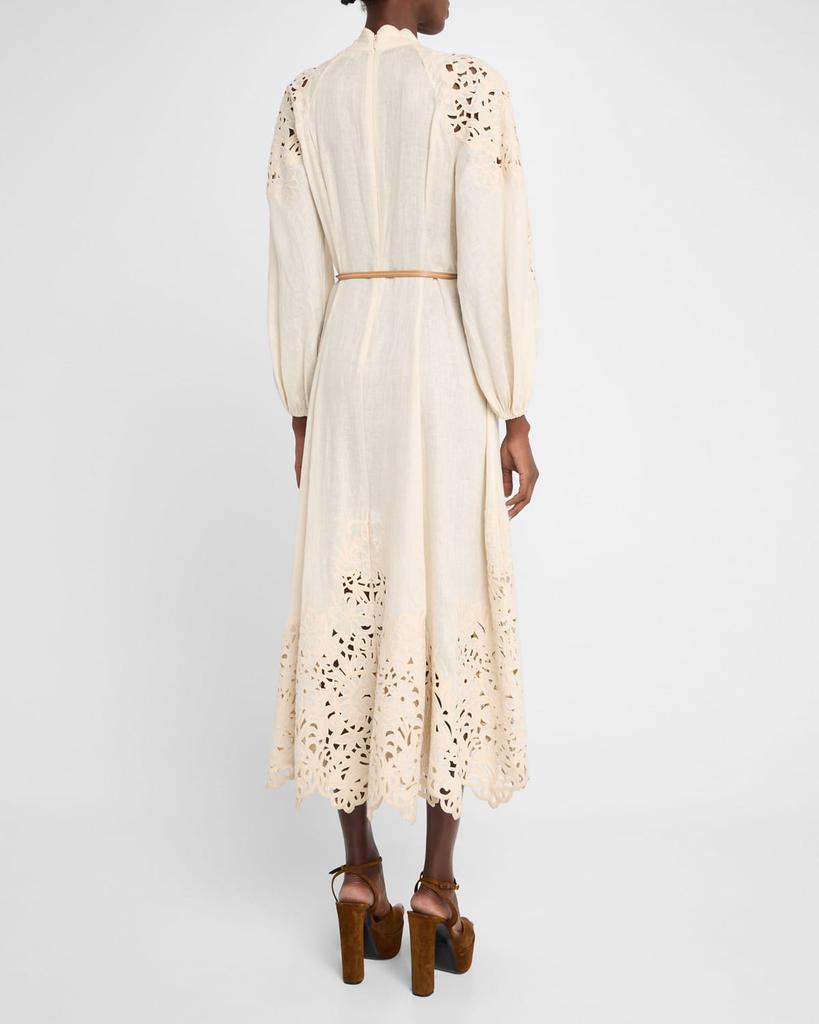 Zimmermann Wylie Embroidered Billow Dress - Dresses & Skirts