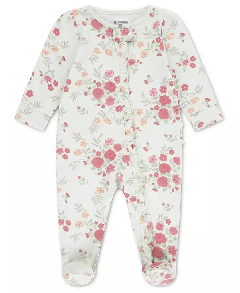 Huggies Baby Girls
Crewneck Footed Coverall