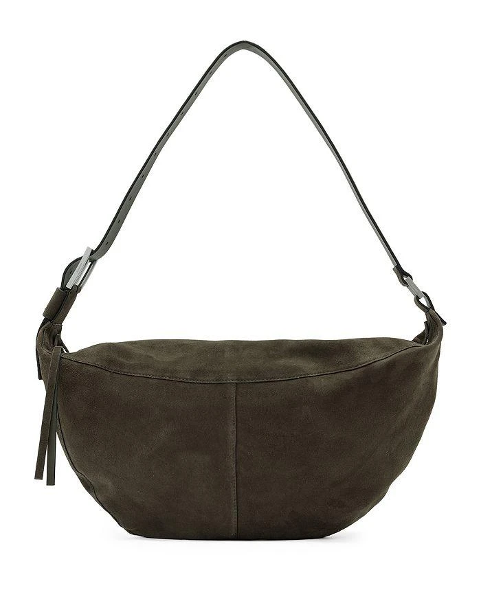 ALL SAINTS Luna Suede Shoulder Bag