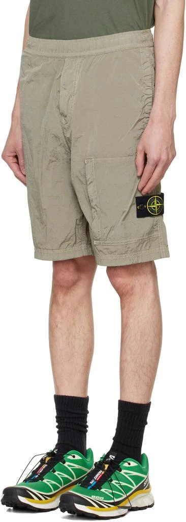 Stone Island Beige L0219 Nylon Metal ECONYL Shorts 4