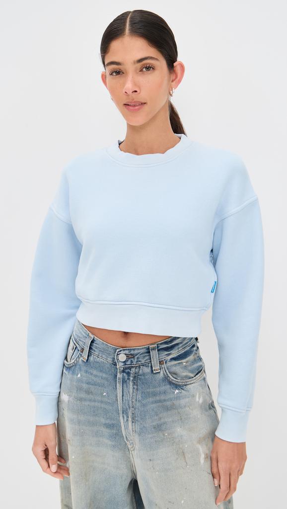Cotton Citizen Boston Crop Crew Sweatshirt