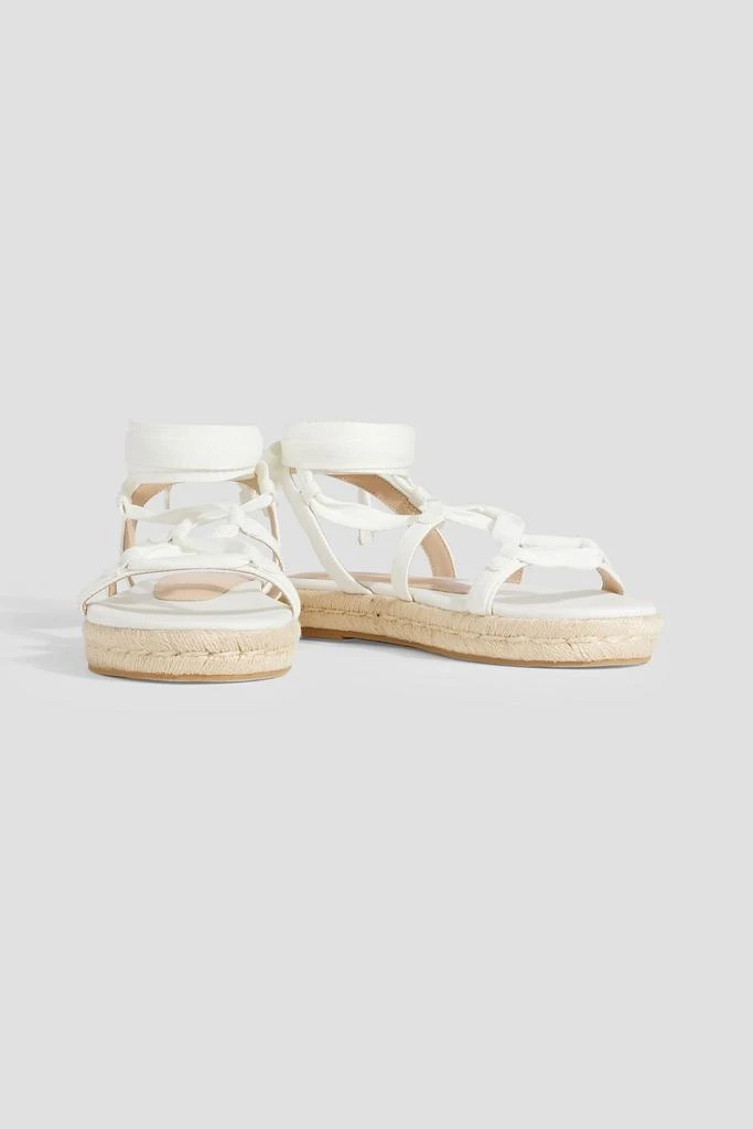 STUART WEITZMAN Altdup canvas espadrille sandals 2