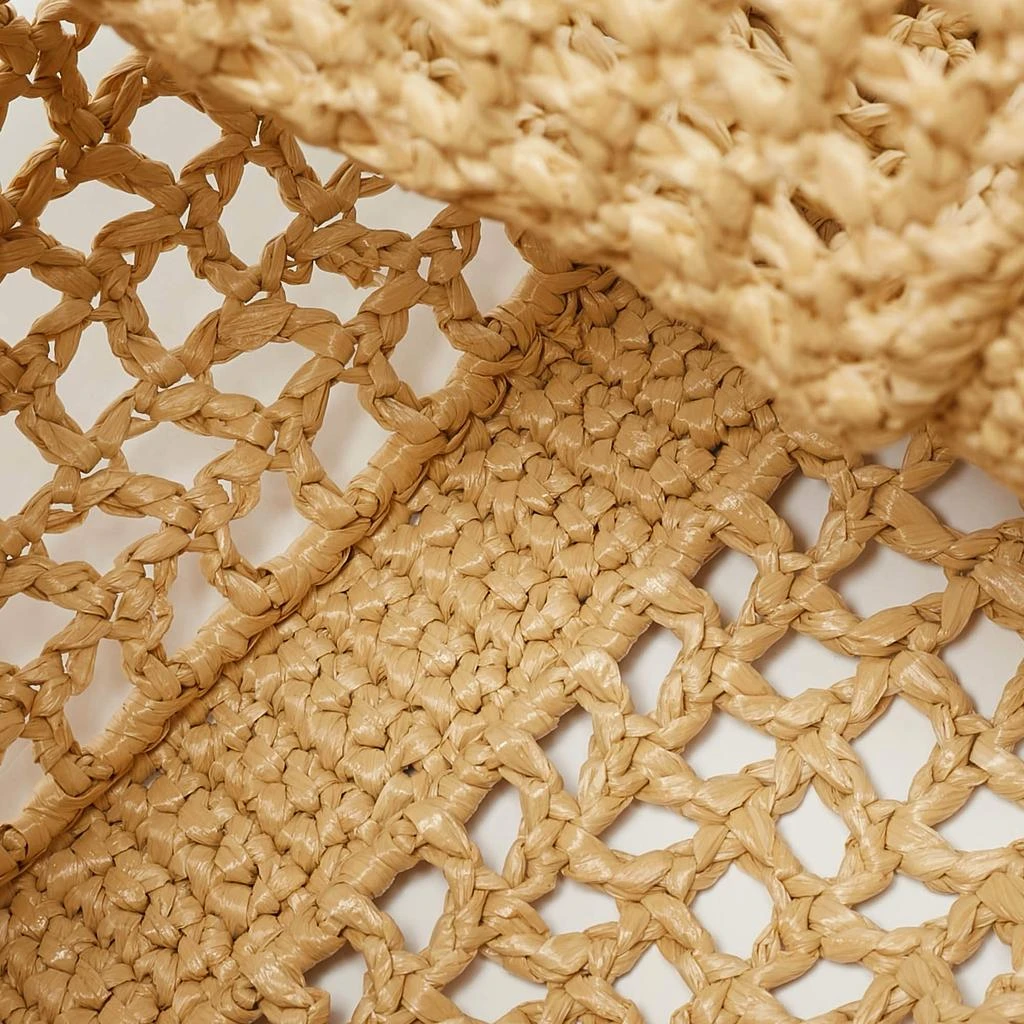 Prada Prada Natural Woven Raffia Beach Tote 7