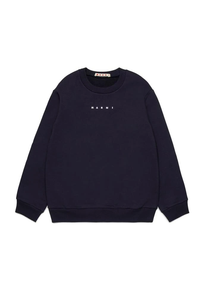Marni Marni Kids Logo Detailed Crewneck Sweatshirt 1