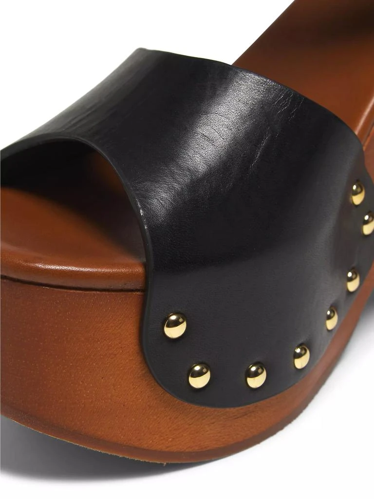 Chloé Jeannette Leather Clogs 5