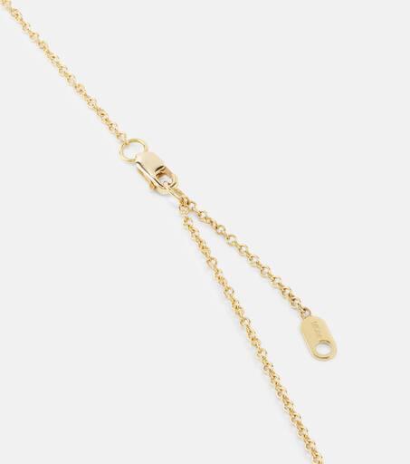 Melissa Kaye Audrey Small 18kt gold necklace with diamond