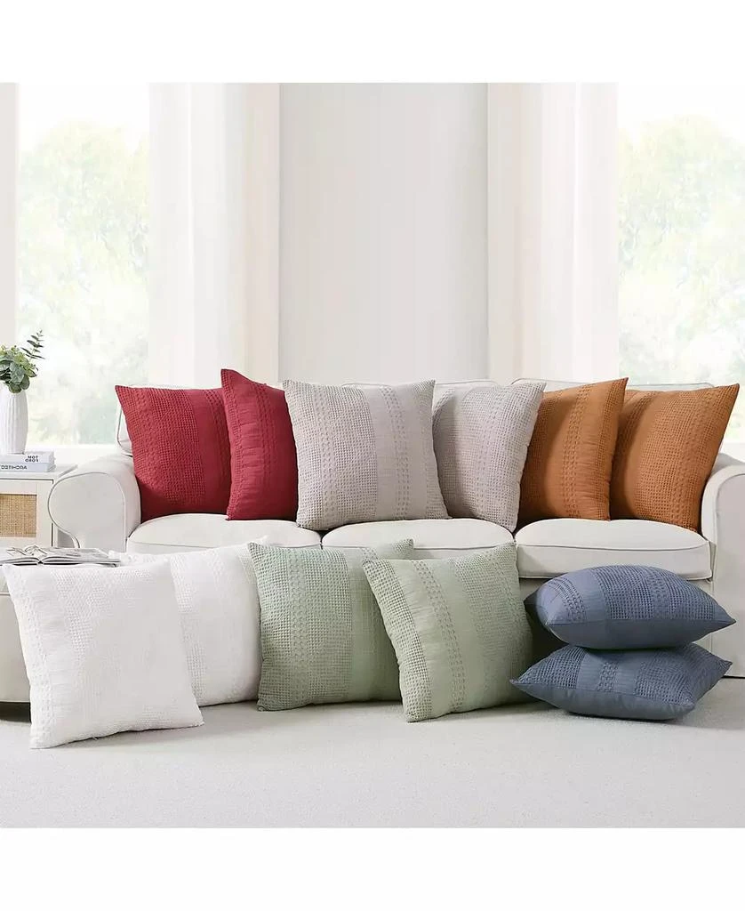 Seventh Studio Waffle Stitch 2-Pack Decorative Pillows 6