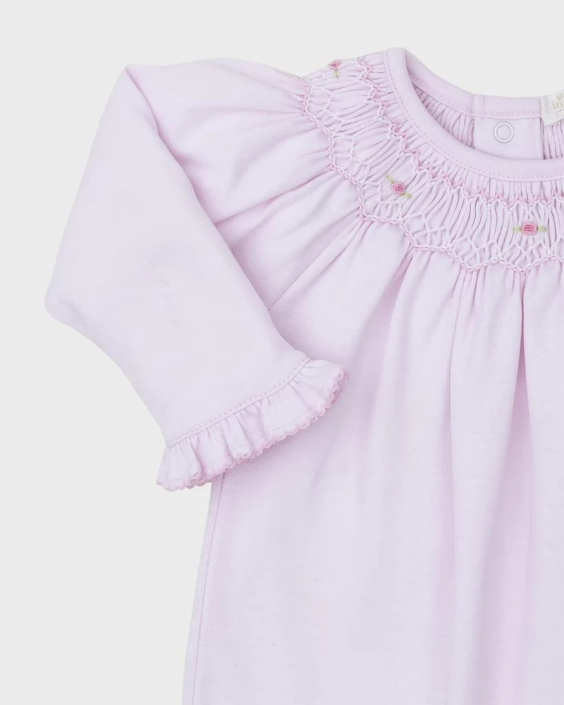 Kissy Kissy Girl's CLB Bishop Hand Smocked Footie, Size Premie-9M 2