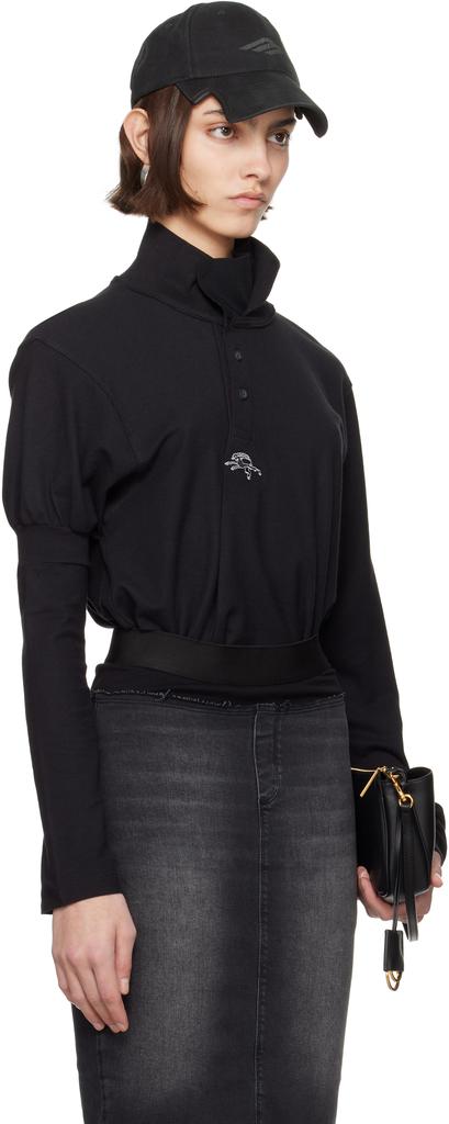 Prototypes Black Twisted L.S. Polo