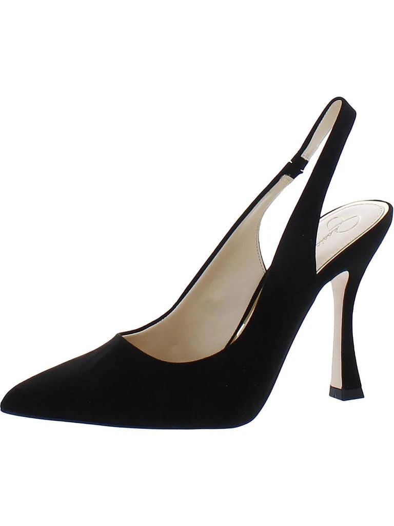 Jessica Simpson Rosan Womens Faux Suede Ankle Strap Pumps 1