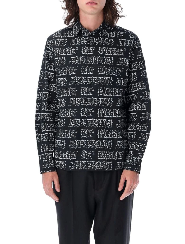 PACCBET PACCBET Graphic-Printed Long-Sleeved Buttoned Shirt 1