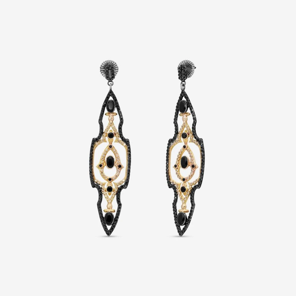 Armenta Armenta 14K Rose Gold 
Sterling Silver Diamond 
Sapphire Drop Earrings 21032