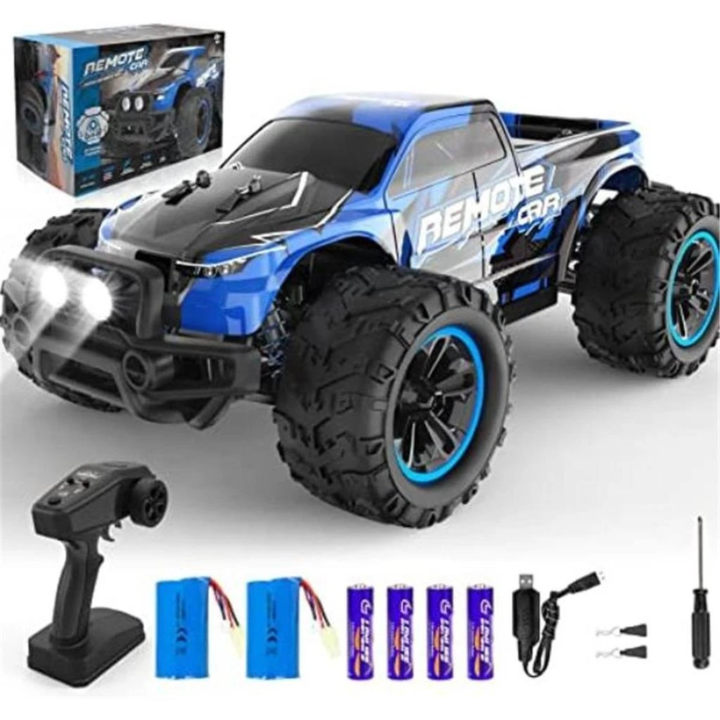 netjett Netjett  1-16 Scale TEORON High Speed Remote Control Car with All Terrain RC Truck with Headlights 1