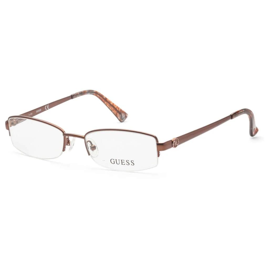 GUESS Guess Women's Brown Rectangular Opticals 1