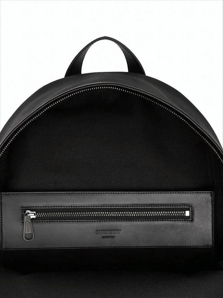 Burberry Black Checkered Design  Backpack 3