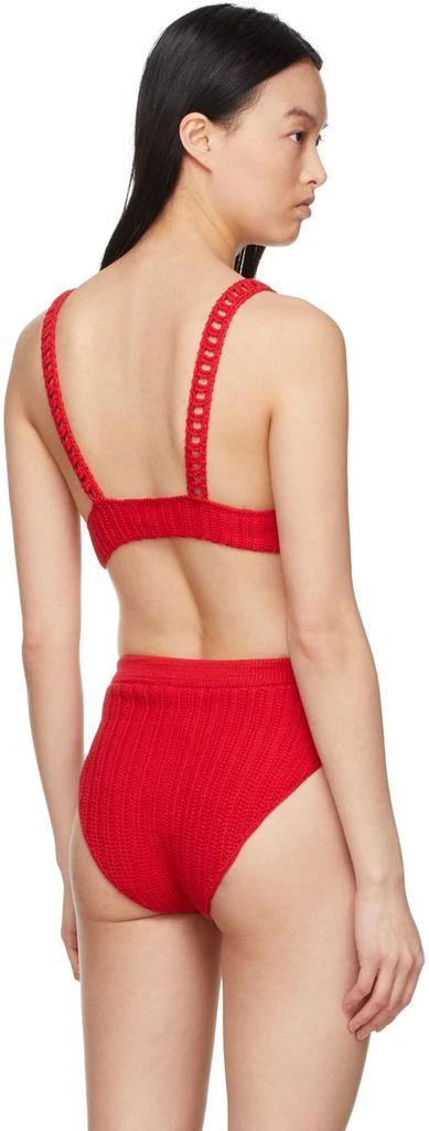 Recto Red Cotton Bikini 3