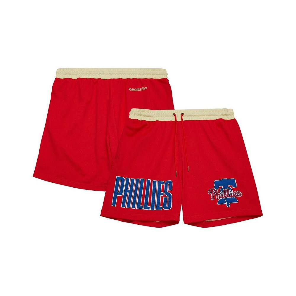 Mitchell & Ness Men's Red Philadelphia Phillies OG 2.0 Fashion Shorts