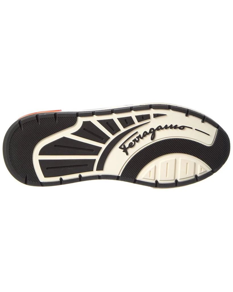 Salvatore Ferragamo Ferragamo Cosma Gancini Leather Sock Sneaker 4