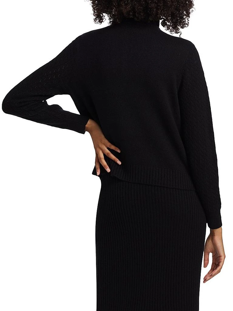 Saks Fifth Avenue Quarter-Zip Cashmere Sweater 5