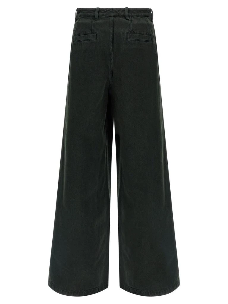 Dries Van Noten Dries Van Noten Wide-Leg Velvet Insert Jeans 2