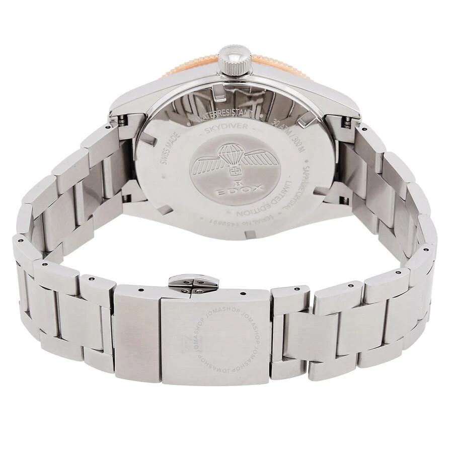 Edox Skydiver Automatic Black Dial Men's Watch 80126 357RNM NIRB 3