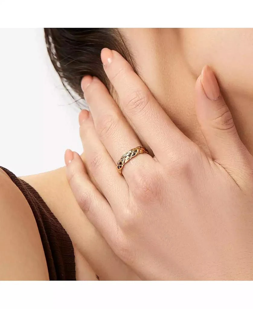 Ana Luisa Quilted Ring - Zeta 4