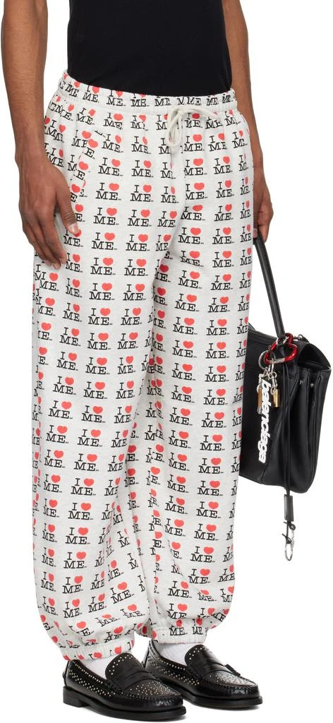 Ashley Williams Gray 'I Heart Me' Sweatpants 2