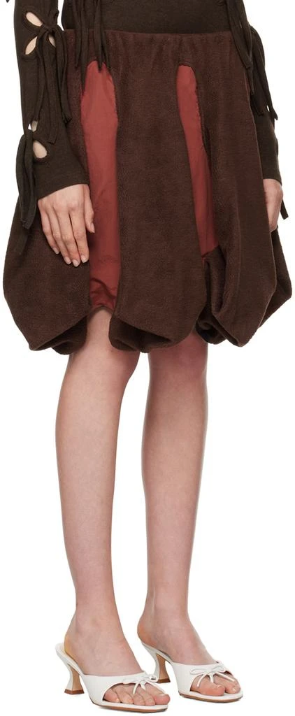 J.Kim Brown Porcelain Figurine Midi Skirt 2