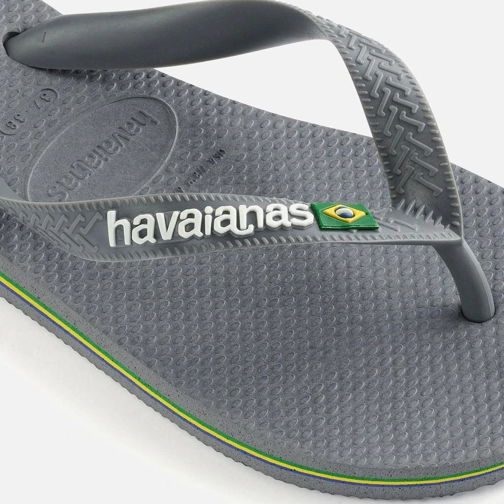 Havaianas Havaianas Men's Brasil Logo-Embossed Rubber Flip Flops 4