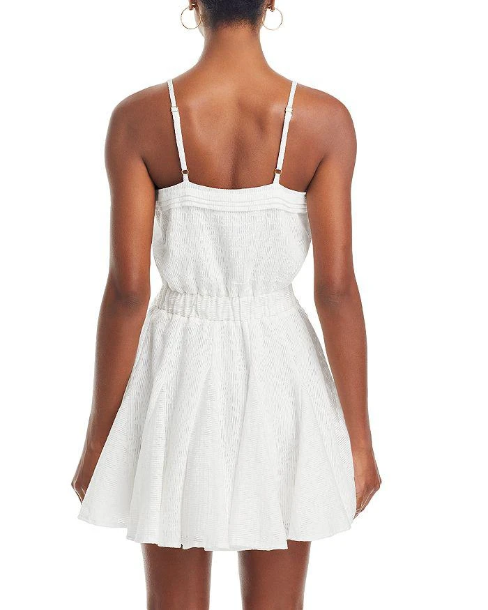 Ramy Brook Kallie V Neck Sash Belt Mini Dress 3