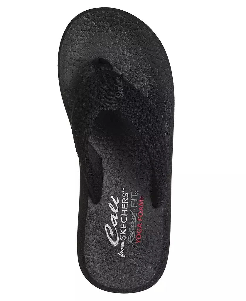 SKECHERS Women's Cali Asana Valley Chic Flip Flop Thong Sandals from Finish Line 6