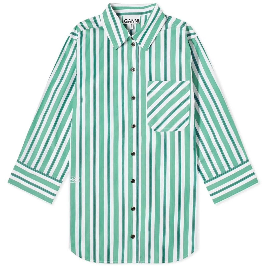 Ganni Ganni Stripe Cotton Shirt 1