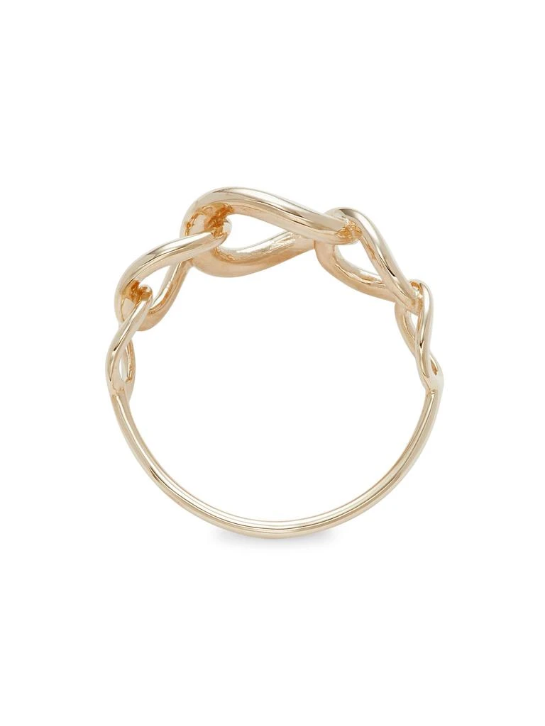 Saks Fifth Avenue 14K Yellow Gold Link Ring 3