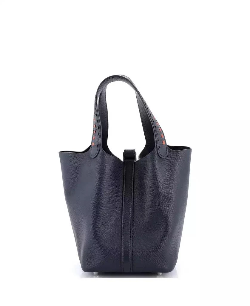 Pre-Owned HERMÉS PM Picotin Lock Bag Tressage Epsom 3