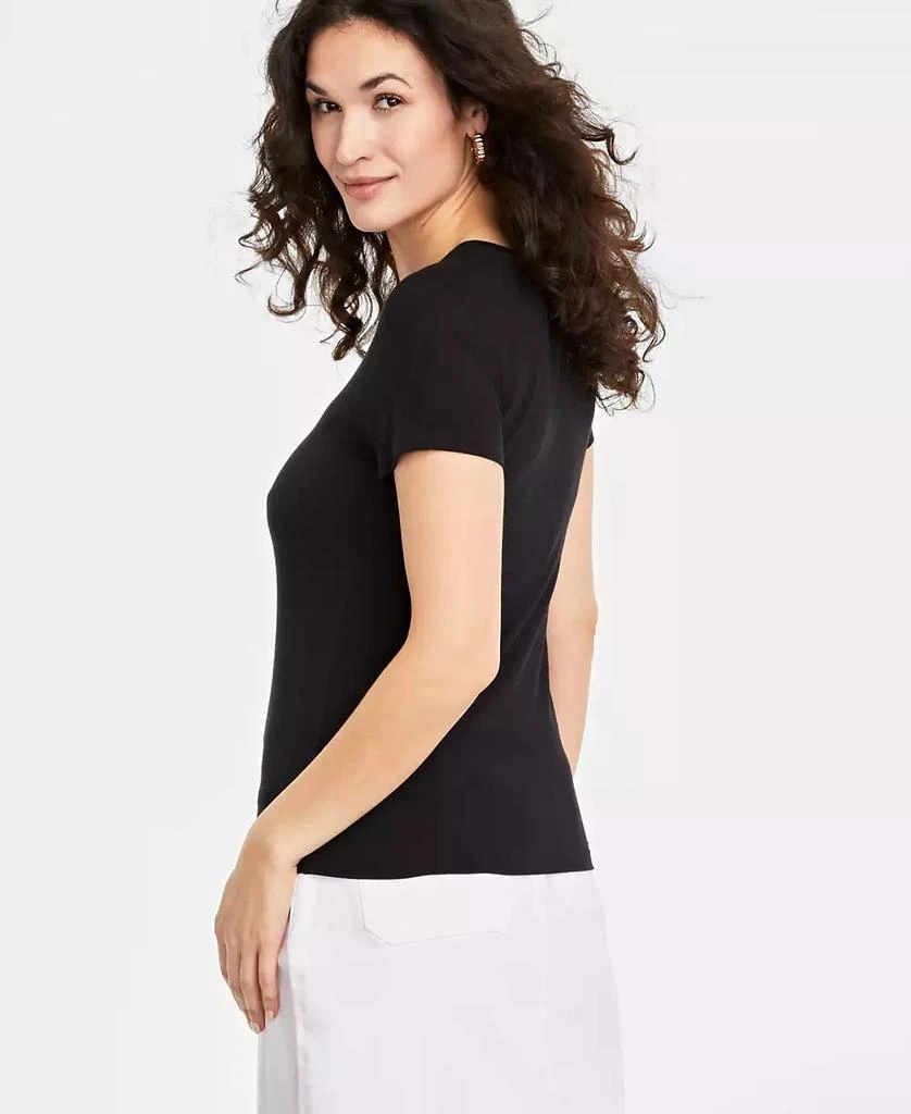 On 34th Women's Short-Sleeve Crewneck Modal T-Shirt, Created for Macy's 2