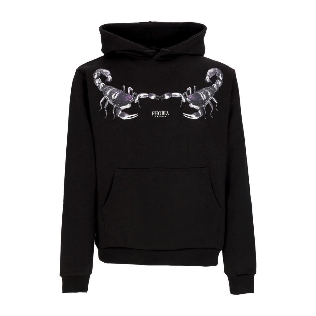 PHOBIA Men's Lightweight Hoodie Scorpion Hoodie Black/purple