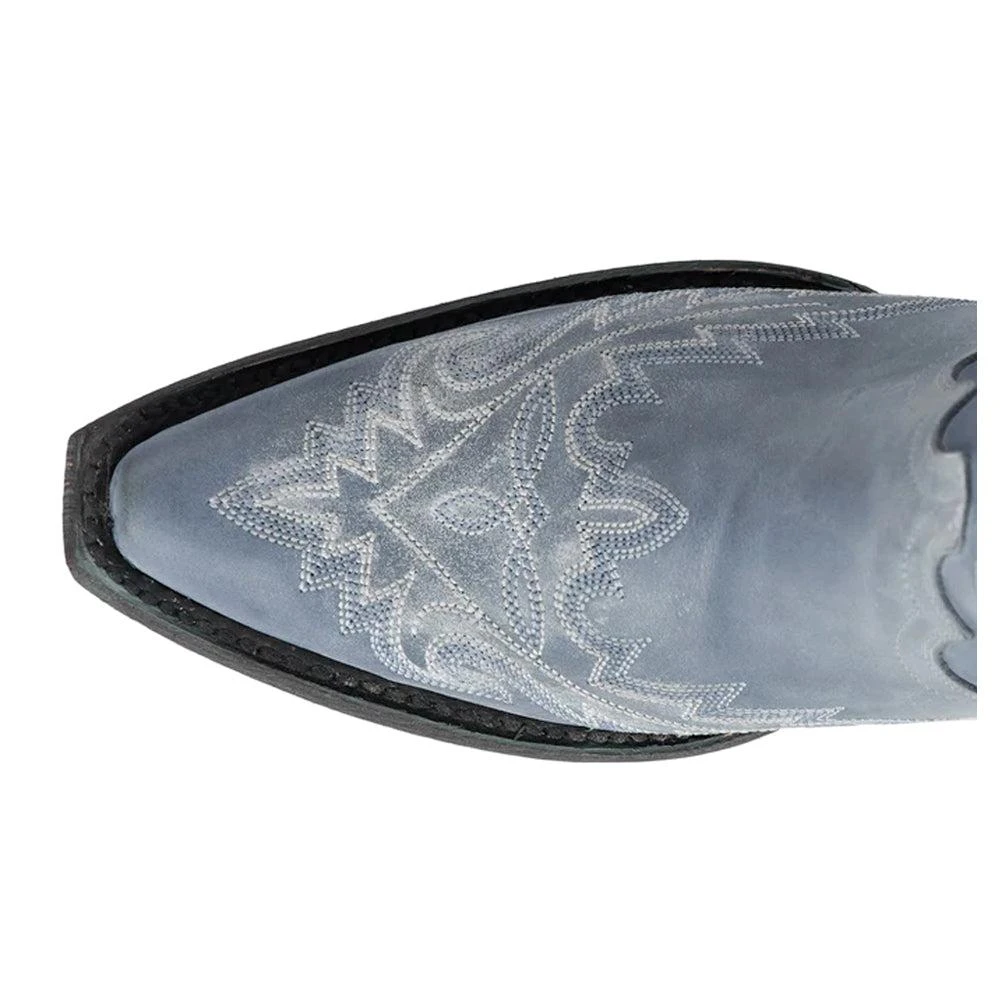 LANE Lexington Embroidered Snip Toe Pull On Cowboy Booties 4