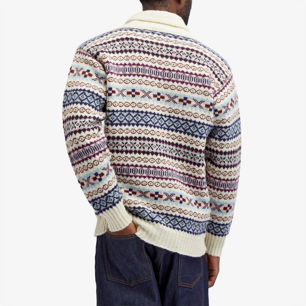 Jamiesons of Shetland Jamieson's of Shetland Fair Isle Shawl Collar Cardigan 3