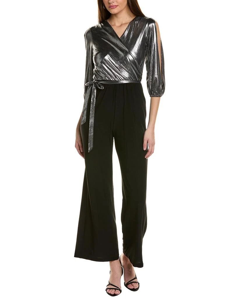 Tiana B Tash + Sophie Surplice Jumpsuit 1