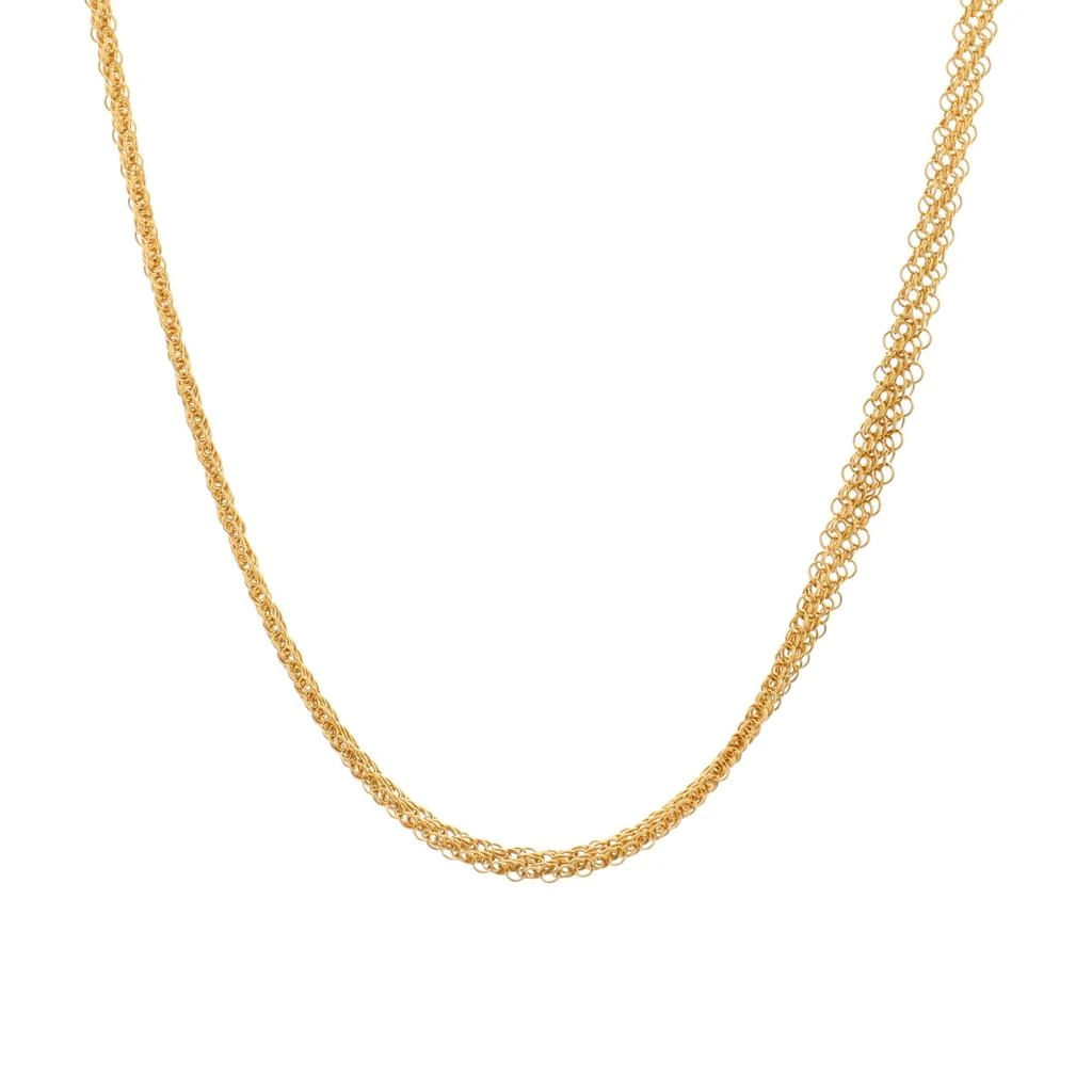 Tiffany & Co. Elsa Peretti Mesh Bib Necklace Yellow Gold Mini 1