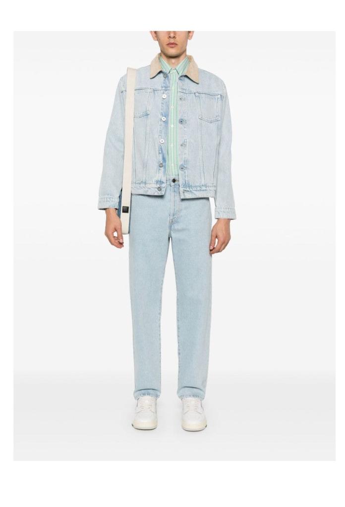 Drôle de Monsieur Light Wash Denim Jacket