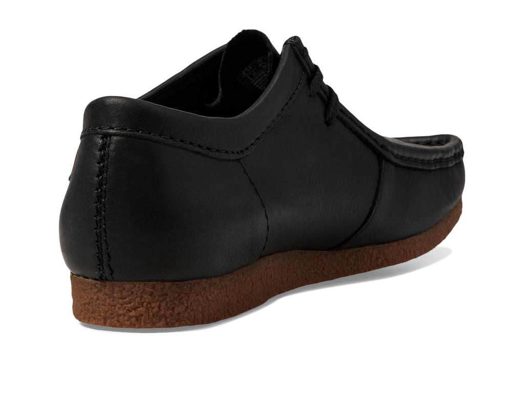 Clarks wallabee run black online