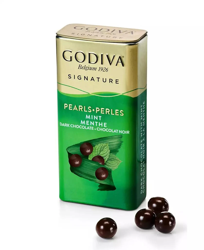 Godiva Dark Chocolate Mint Pearls, Set of 18 2